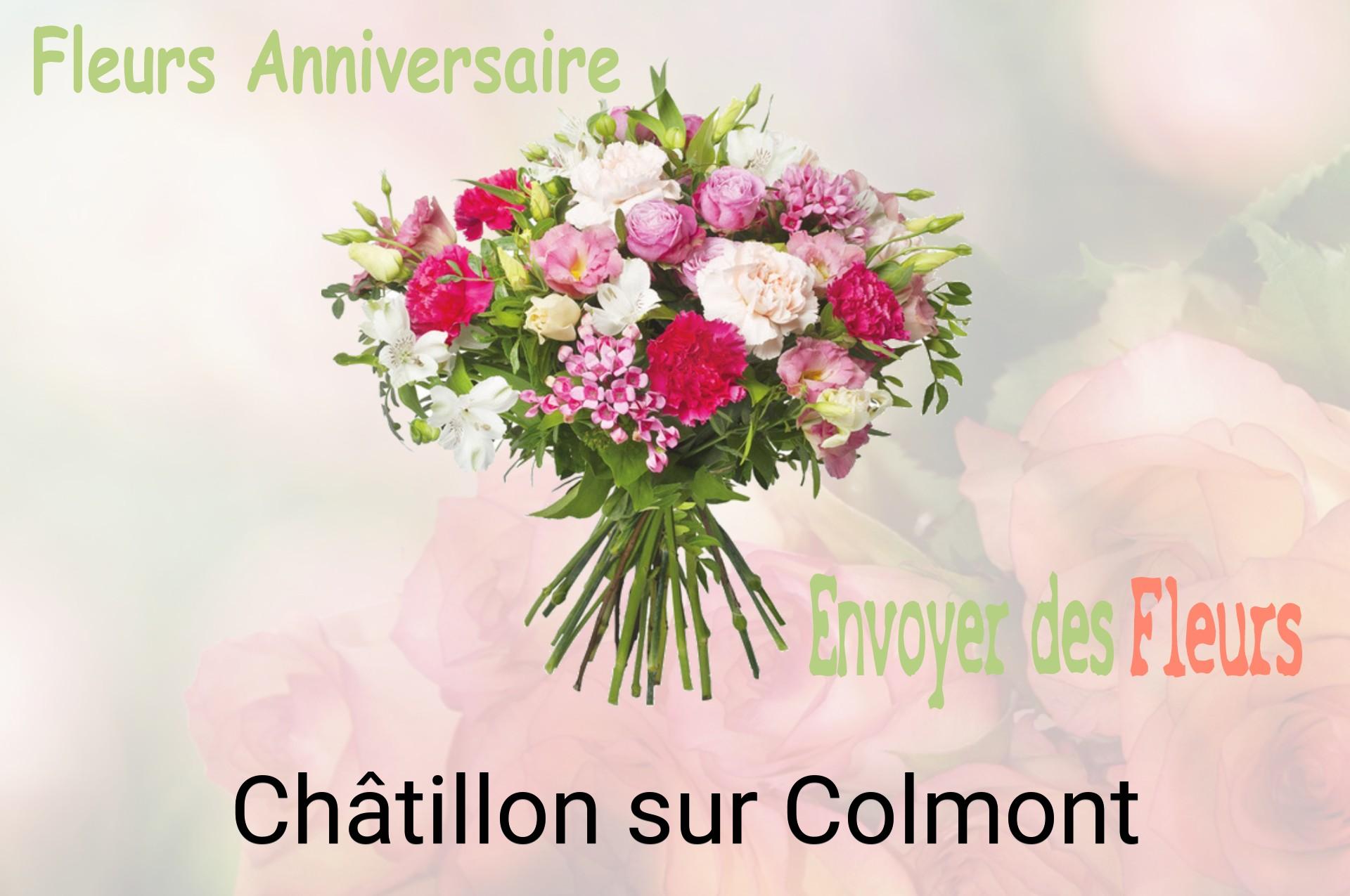 Bouquet de fleurs d’anniversaire livré à Châtillon-sur-Colmont